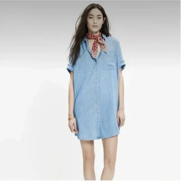 knee length dresses for ladies NWOT Madewell Nina Linen & Viscose Blend One Shoulder Midi Dress Size –  theuntamedthread.com main image 0